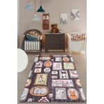 Casa si Gradina - Textile si covoare - Covoare - Covoare copii - Covor copii, Conceptum Hypnose, multicolor, 80x150 cm, 100% poliester, antiderapant, 876CHL1330 - Infinity.ro