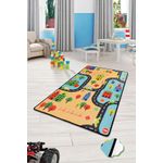 Casa si Gradina - Textile si covoare - Covoare - Covoare copii - Covor copii, Conceptum Hypnose, multicolor, 100x160 cm, 100% poliester, antiderapant, 876CHL1059 - Infinity.ro
