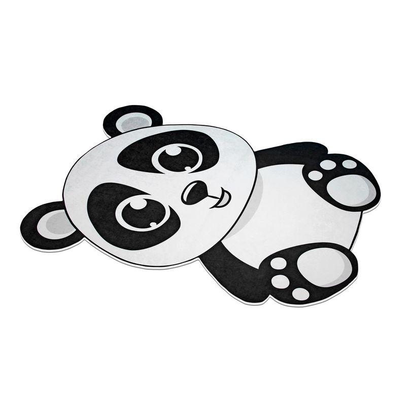 Casa si Gradina - Textile si covoare - Covoare - Covoare copii - Covor copii, Conceptum Hypnose, alb negru, 100x160 cm, 100% poliamida, antiderapant - Infinity.ro