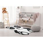 Casa si Gradina - Textile si covoare - Covoare - Covoare copii - Covor copii, Conceptum Hypnose, alb negru, 100x160 cm, 100% poliamida, antiderapant - Infinity.ro
