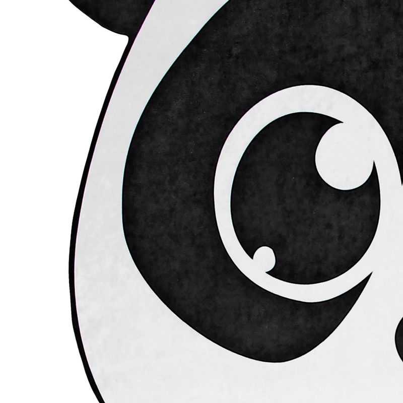 Casa si Gradina - Textile si covoare - Covoare - Covoare copii - Covor copii, Conceptum Hypnose, alb negru, 100x160 cm, 100% poliamida, antiderapant - Infinity.ro