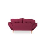 Casa si Gradina - Mobilier - Canapele si coltare - Canapele - Canapea extensibila, Atelier Del Sofa, cadru metalic, stofa in, rosu inchis, 200x70 cm - Infinity.ro