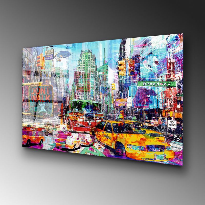 Casa si Gradina - Decoratiuni - Tablouri - Tablou decorativ, Wallxpert, sticla calita, multicolor, 70x100 cm, 123BZM2226 - Infinity.ro