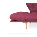 Casa si Gradina - Mobilier - Canapele si coltare - Canapele - Canapea extensibila, Atelier Del Sofa, cadru metalic, stofa in, rosu inchis, 200x70 cm - Infinity.ro