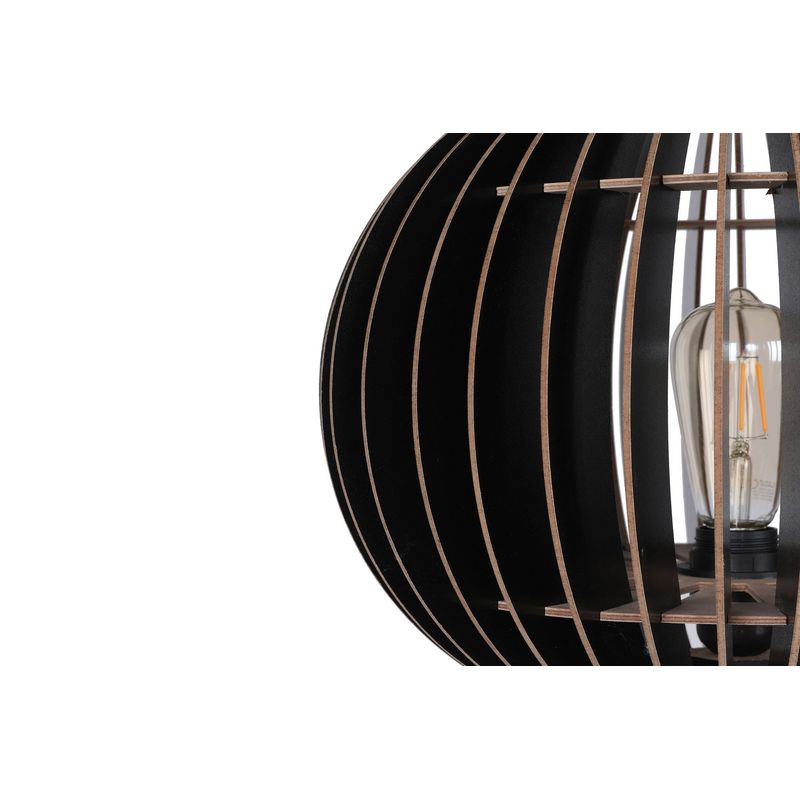 Casa si Gradina - Corpuri si surse de iluminat - Veioze si lampi - Lampadare - Lampadar, Opviq, mdf, negru, 145 cm - Infinity.ro
