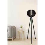 Casa si Gradina - Corpuri si surse de iluminat - Veioze si lampi - Lampadare - Lampadar, Opviq, mdf, negru, 145 cm - Infinity.ro