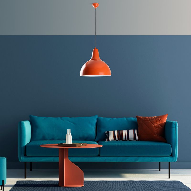 Casa si Gradina - Corpuri si surse de iluminat - Lustre si pendule - Candelabru, Opviq, metal, portocaliu, reglabil, ø30 h:25 cm - Infinity.ro