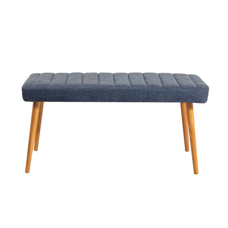 Casa si Gradina - Mobilier - Seturi de mobilier - Seturi mese si scaune - Set masa si scaune, Hanah Home, pal melaminat, pin atlantic si albastru marin, masa 120x75x77 cm, 869VEL5227 - Infinity.ro