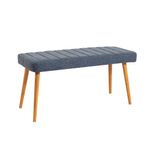 Casa si Gradina - Mobilier - Seturi de mobilier - Seturi mese si scaune - Set masa si scaune, Hanah Home, pal melaminat, pin atlantic si albastru marin, masa 120x75x77 cm, 869VEL5227 - Infinity.ro
