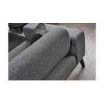 Casa si Gradina - Mobilier - Canapele si coltare - Canapele - Canapea extensibila 3 locuri, Atelier Del Sofa, lemn fag si PAL, gri deschis, 222x92x74 cm - Infinity.ro