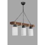 Casa si Gradina - Corpuri si surse de iluminat - Lustre si pendule - Lustra, Opviq, lemn, alb, 18x70 cm - Infinity.ro