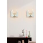 Casa si Gradina - Corpuri si surse de iluminat - Plafoniere, aplice si spoturi - Aplica de perete, Opviq, mdf, alb, 20x24x22 cm, 390FLH2108 - Infinity.ro