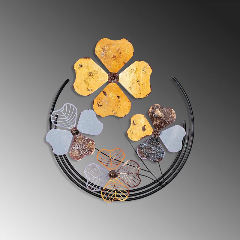 Casa si Gradina - Decoratiuni - Decoratiuni perete - Accesoriu decorativ de perete, Wallxpert, metal, multicolor, 50x50x4 cm, 930DYU1264 - Infinity.ro