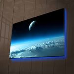 Casa si Gradina - Decoratiuni - Tablouri - Tablou canvas cu led, Wallxpert, panza piele de caprioara, multicolor, 45x70 cm, 254LED4358 - Infinity.ro