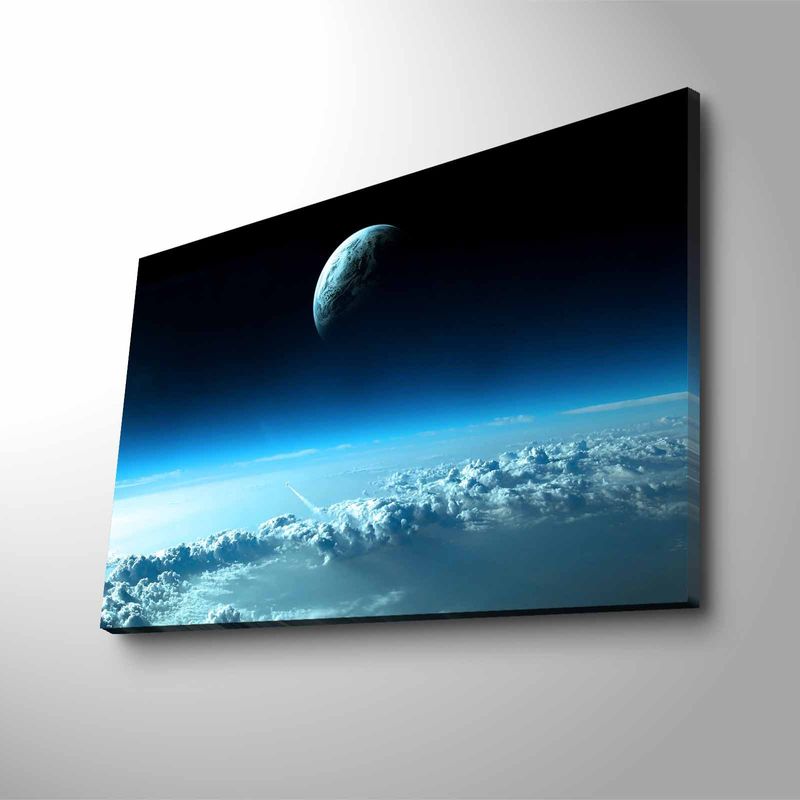 Casa si Gradina - Decoratiuni - Tablouri - Tablou canvas cu led, Wallxpert, panza piele de caprioara, multicolor, 45x70 cm, 254LED4358 - Infinity.ro