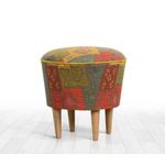 Casa si Gradina - Mobilier - Scaune si fotolii - Tabureti - Taburet, Atelier Del Sofa, multicolor, 44x44x30 cm, 100% poliester - Infinity.ro