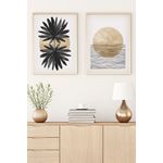 Casa si Gradina - Decoratiuni - Tablouri - Tablou decorativ cu rama, Wallxpert, mdf, multicolor, 70x50 cm, set 2 bucati, 693BSE1719 - Infinity.ro