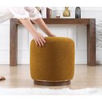 Casa si Gradina - Mobilier - Scaune si fotolii - Tabureti - Taburet, Hanah Home, bumbac, verde masliniu, 45x45x47 cm - Infinity.ro