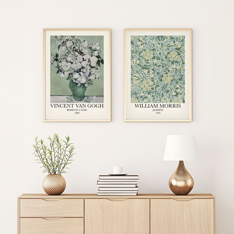 Casa si Gradina - Decoratiuni - Tablouri - Tablou decorativ cu rama, Wallxpert, mdf, multicolor, 50x70 cm, set 2 bucati, 693BSE2018 - Infinity.ro