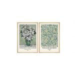Casa si Gradina - Decoratiuni - Tablouri - Tablou decorativ cu rama, Wallxpert, mdf, multicolor, 50x70 cm, set 2 bucati, 693BSE2018 - Infinity.ro