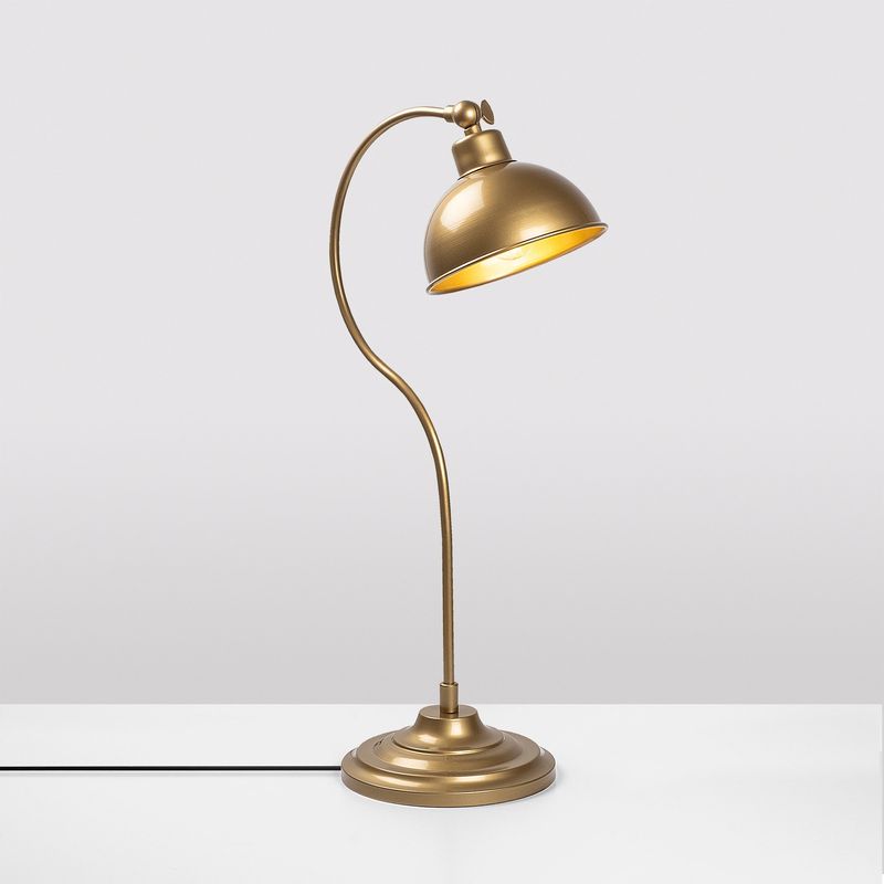 Casa si Gradina - Corpuri si surse de iluminat - Veioze si lampi - Veioze - Veioza, Opviq, metal, auriu, 19x29x58 cm - Infinity.ro