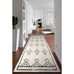 Casa si Gradina - Textile si covoare - Covoare - Covorase intrare - Covoras de intrare, Conceptum Hypnose, alb, 80x140 cm, 100% poliester, antiderapant - Infinity.ro
