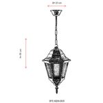 Casa si Gradina - Corpuri si surse de iluminat - Iluminat exterior - Lanterne - Candelabru exterior, Opviq, abs, policarbonat, maro, 55x23 cm, ip65 - Infinity.ro