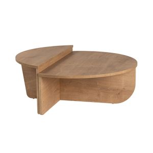 Masuta de cafea, Hanah Home, pal melaminat, stejar miere, 90x30x60 cm