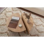 Casa si Gradina - Mobilier - Mese si birouri - Masute de cafea - Masuta de cafea, Hanah Home, pal melaminat, stejar miere, 90x30x60 cm - Infinity.ro