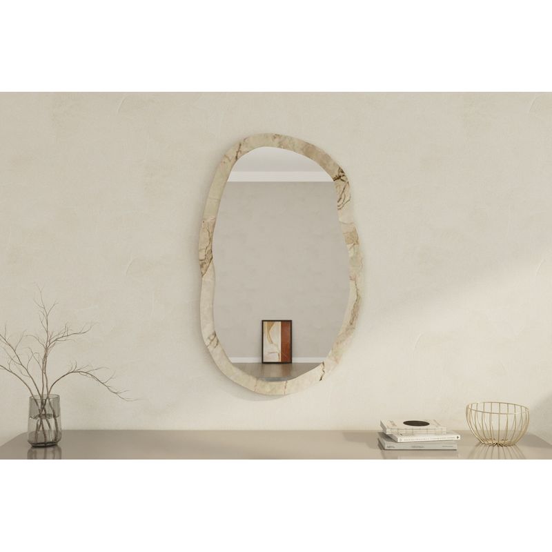 Casa si Gradina - Decoratiuni - Oglinzi - Oglinda, Hanah Home, mdf, efes marmura, 52x86x2.2 cm - Infinity.ro