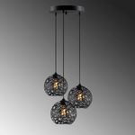 Casa si Gradina - Corpuri si surse de iluminat - Lustre si pendule - Candelabru, Opviq, metal, negru, diametru 65 cm, inaltime reglabila - Infinity.ro