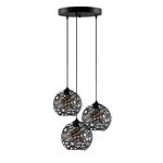 Casa si Gradina - Corpuri si surse de iluminat - Lustre si pendule - Candelabru, Opviq, metal, negru, diametru 65 cm, inaltime reglabila - Infinity.ro