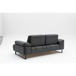 Casa si Gradina - Mobilier - Canapele si coltare - Canapele - Canapea extensibila, Hanah Home, lemn fag si PAL, antracit, 199x99x83 cm - Infinity.ro
