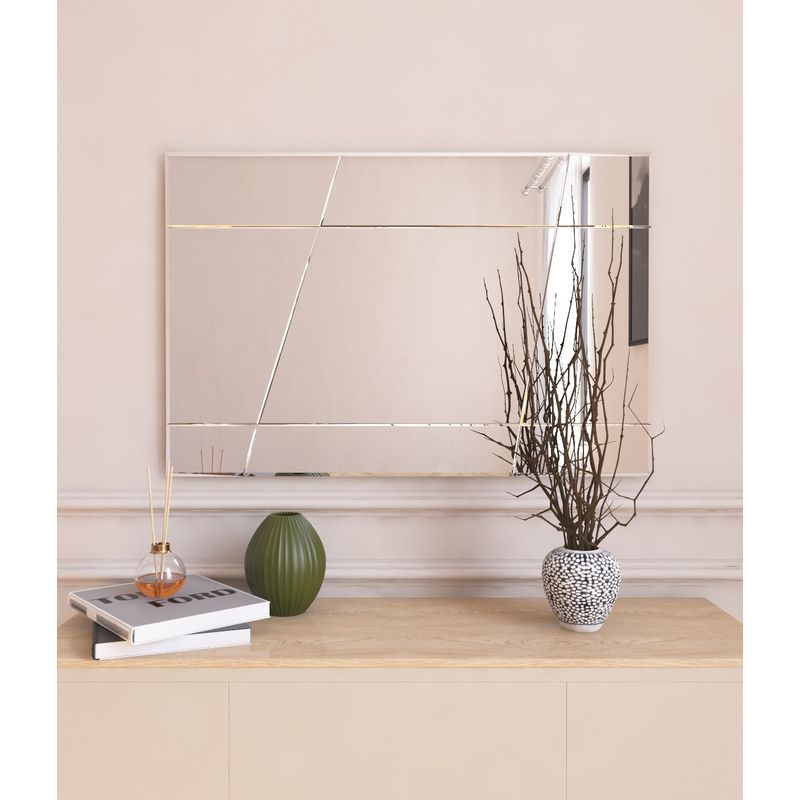 Casa si Gradina - Decoratiuni - Oglinzi - Oglinda, Hanah Home, mdf, alb, 50x75x2.2 cm, 116SAM1140 - Infinity.ro