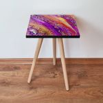Casa si Gradina - Mobilier - Mese si birouri - Mese living - Masa laterala, Hanah Home, mdf, multicolor, 35x35x42 cm, 481LNA1888 - Infinity.ro