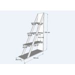 Casa si Gradina - Mobilier - Biblioteci si rafturi - Biblioteci - Biblioteca, Hanah Home, PAL melaminat, antracit, 100x29.5x150 cm - Infinity.ro