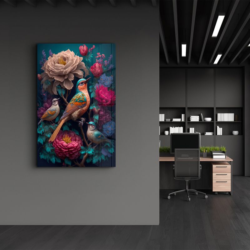 Casa si Gradina - Decoratiuni - Tablouri - Tablou decorativ, Wallxpert, sticla securizata, multicolor, 46x72 cm, 672BRS5542 - Infinity.ro