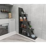 Casa si Gradina - Mobilier - Biblioteci si rafturi - Biblioteci - Biblioteca, Hanah Home, PAL melaminat, antracit, 100x29.5x150 cm - Infinity.ro