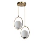 Casa si Gradina - Corpuri si surse de iluminat - Lustre si pendule - Lustra, Opviq, metal, alb cupru, 70x25 cm, 846STL2846 - Infinity.ro