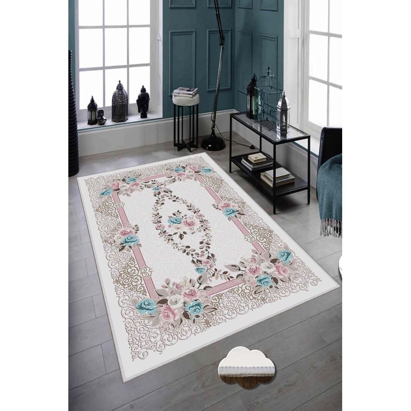 Casa si Gradina - Textile si covoare - Covoare - Covoare casa - Covor, Conceptum Hypnose, multicolor, 50x80 cm, 100% poliester, antiderapant, 478HFT2387 - Infinity.ro
