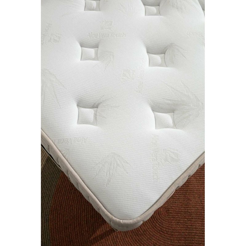 Casa si Gradina - Mobilier - Saltele si somiere - Saltele - Saltea cu arcuri bonell, Hanah Home, bej, 100x200 cm, poliester, polipropilena - Infinity.ro