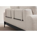 Casa si Gradina - Mobilier - Canapele si coltare - Canapele - Canapea 3 locuri, Hanah Home, lemn fag si pal, alb, 220x98x78 cm, 560ARE2122 - Infinity.ro