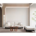 Casa si Gradina - Mobilier - Canapele si coltare - Canapele - Canapea 3 locuri, Hanah Home, lemn fag si pal, alb, 220x98x78 cm, 560ARE2122 - Infinity.ro
