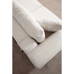 Casa si Gradina - Mobilier - Canapele si coltare - Canapele - Canapea 3 locuri, Hanah Home, lemn fag si pal, alb, 220x98x78 cm, 560ARE2122 - Infinity.ro