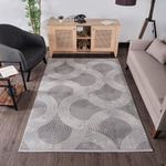 Casa si Gradina - Textile si covoare - Covoare - Covoare casa - Covor, Conceptum Hypnose, gri, 100x200 cm, 70% polipropilena, 30% poliester - Infinity.ro