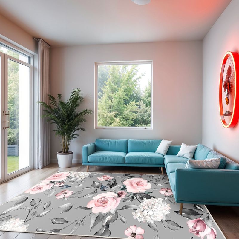 Casa si Gradina - Textile si covoare - Covoare - Covorase intrare - Covoras de intrare, Conceptum Hypnose, multicolor, 100x200 cm, 100% poliester, antiderapant, 571HFT2284 - Infinity.ro