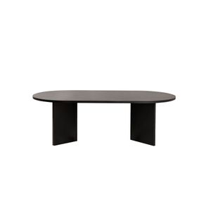 Masuta de cafea, Hanah Home, pal melaminat, lemn negru, 119x60x40 cm