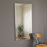 Casa si Gradina - Decoratiuni - Oglinzi - Oglinda, Hanah Home, mdf, argintiu, 65x130 cm - Infinity.ro