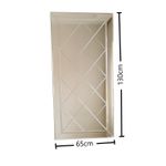 Casa si Gradina - Decoratiuni - Oglinzi - Oglinda, Hanah Home, mdf, argintiu, 65x130 cm - Infinity.ro