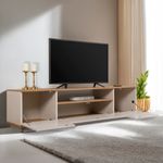 Casa si Gradina - Mobilier - Comode si corpuri - Comode - Comoda tv, Hanah Home, pal melaminat, casmir si pin atlantic, 180x44.6x44.5 cm - Infinity.ro